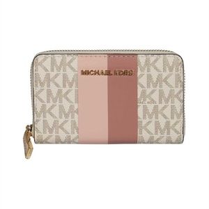 MICHAEL KORS Jet Set Small Zip Around Wallet
Smoky Rose Multi